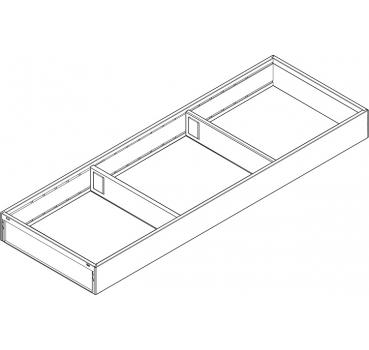 AMBIA-LINE Rahmen, für LEGRABOX/MERIVOBOX Schubkasten, Stahl, NL=650 mm, Breite=200 mm, ZC7S650RS2